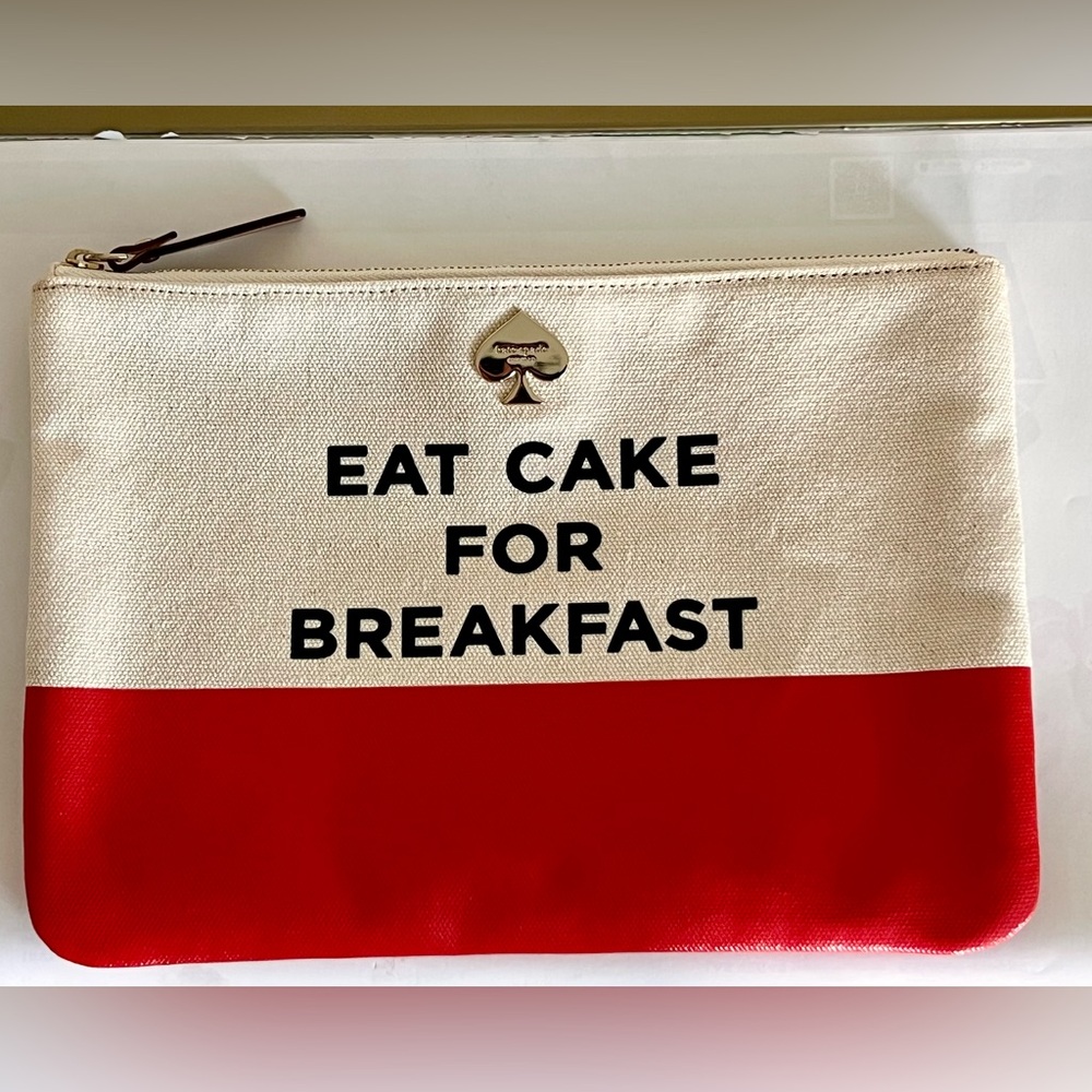 kate spade Red and Cream Crutch or Tablet Case
